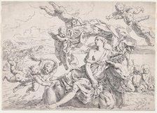 The Rape of Europa, after Reni, ca. 1636. Creator: Simone Cantarini.