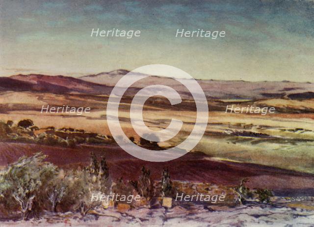 'Mount Hermon from the slopes of Tabor', 1902. Creator: John Fulleylove.