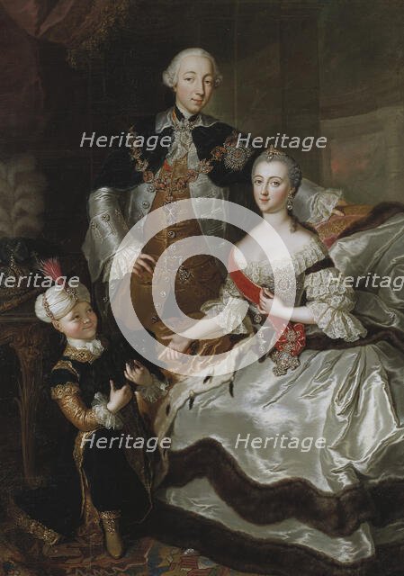 Peter III and Catherine II of Russia, 1756. Creator: Anna Rosina de Gasc.
