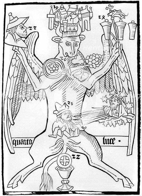 'Luke', from 'Ars Memorandi', c1470 (1849).Artist: A Bisson