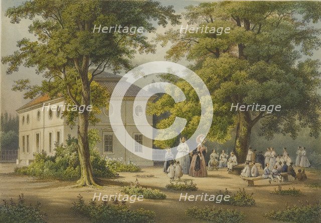 Verkiai Palace. Infant School (Salle d'asile), 1847-1852.