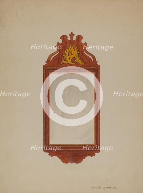 Mirror, c. 1936. Creator: Arthur Johnson.