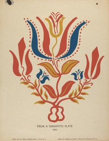 Plate 2: From Portfolio "Folk Art of Rural Pennsylvania", c. 1939. Creator: Unknown.