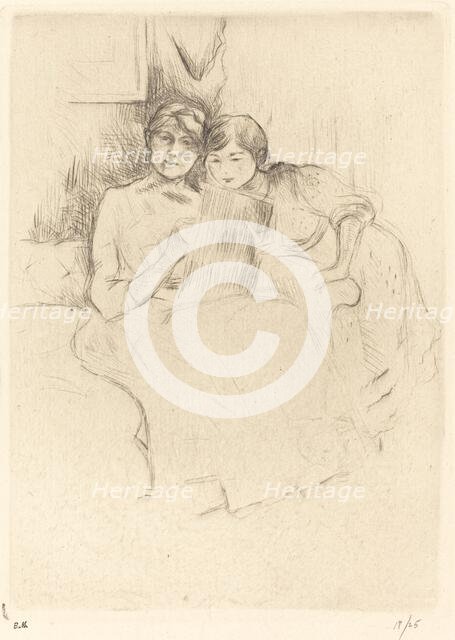 The Drawing Lesson, 1888/1890. Creator: Berthe Morisot.