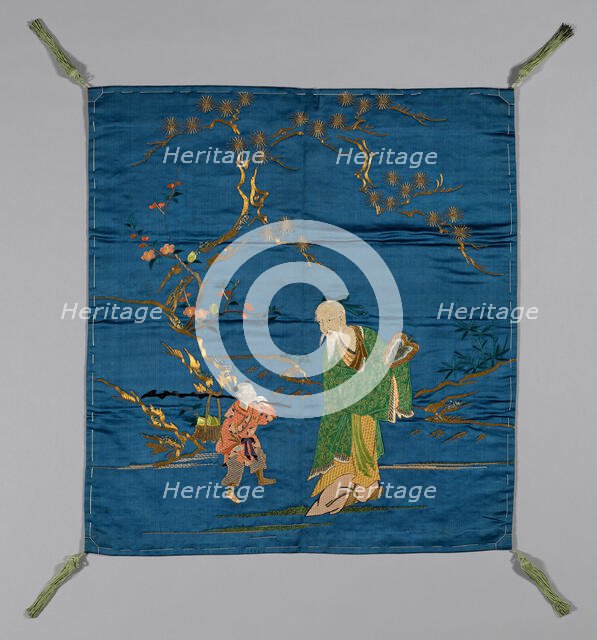 Fukusa (Gift Cover), Japan, Meiji period (1868-1912), late 19th century. Creator: Unknown.