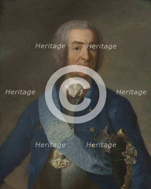 Mattias Alexander von Ungern-Sternberg, 1689-1763, baron, mid-late 18th century. Creator: Johan Henrik Scheffel.