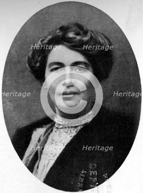 Portrait of Emmeline Lawrence , c1920s. Creator: Unknown.