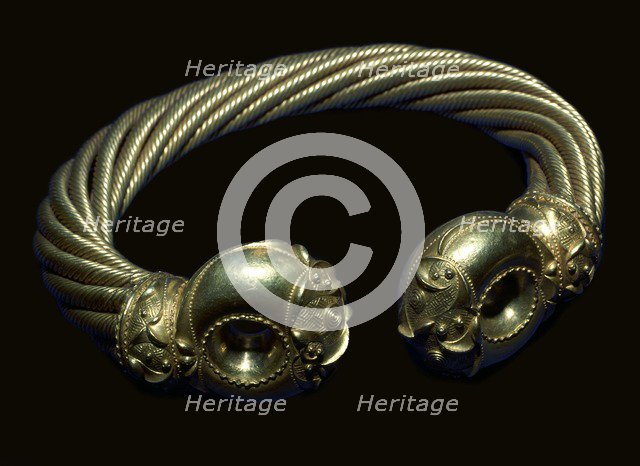 Snettisham Great Torc, Iron Age, c75 BC. Artist: Unknown