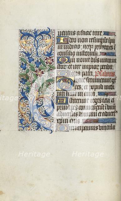 Book of Hours (Use of Rouen): fol. 57v, c. 1470. Creator: Master of the Geneva Latini (French, active Rouen, 1460-80).