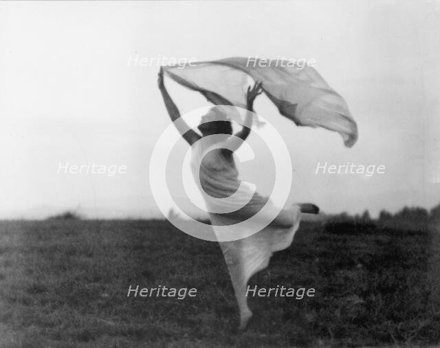 Mrs. Florence Fleming Noyes in a scarf dance, between 1900 and 1915. Creator: Frances Benjamin Johnston.