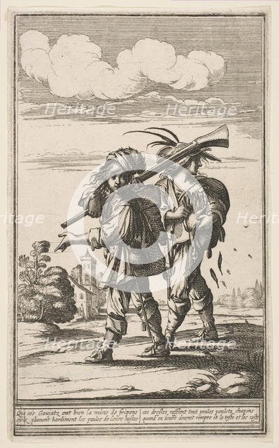 Two Marauders, mid to late 17th century. Creator: Abraham Bosse.