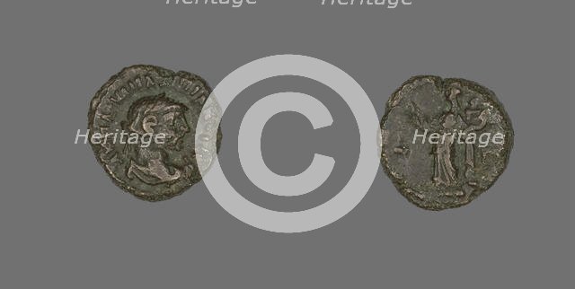 Coin Portraying Emperor Maximianus, 288-289. Creator: Unknown.