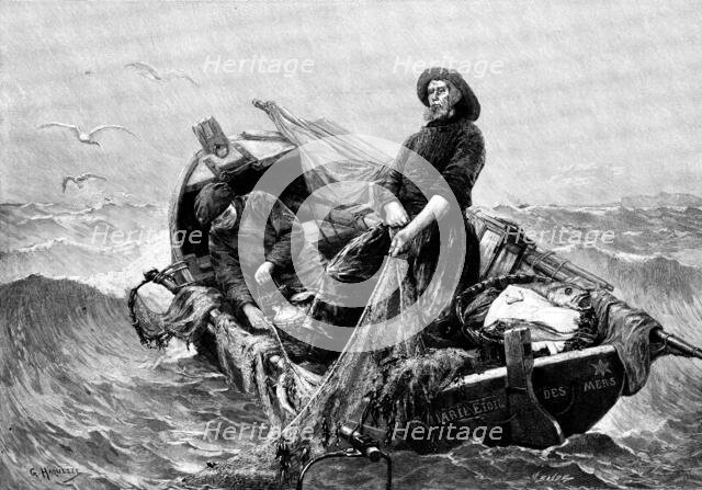 A Good Catch - G. Haquette, 1895. Creator: H. Baude.