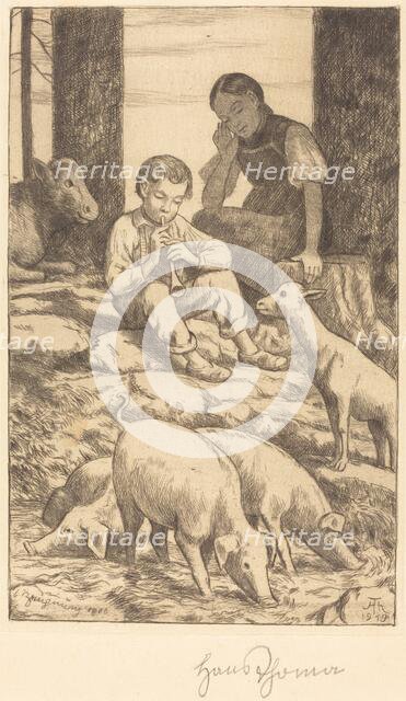 Pastoral, 1919. Creator: Hans Thoma.