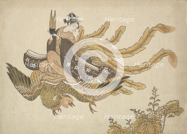 Disguised Immortal, ca. 1766., ca. 1766. Creator: Suzuki Harunobu.