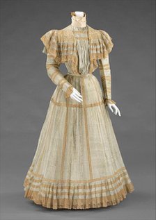 Afternoon dress, French, ca. 1900. Creator: Jeanne Hallee.
