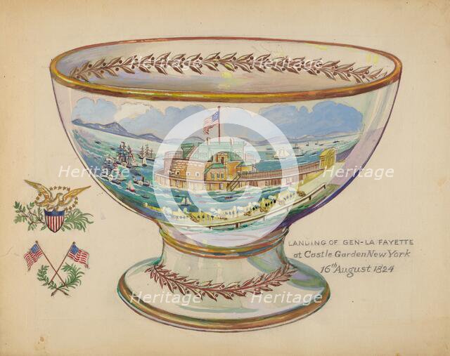 Punch Bowl, c. 1936. Creator: Rolland Livingstone.