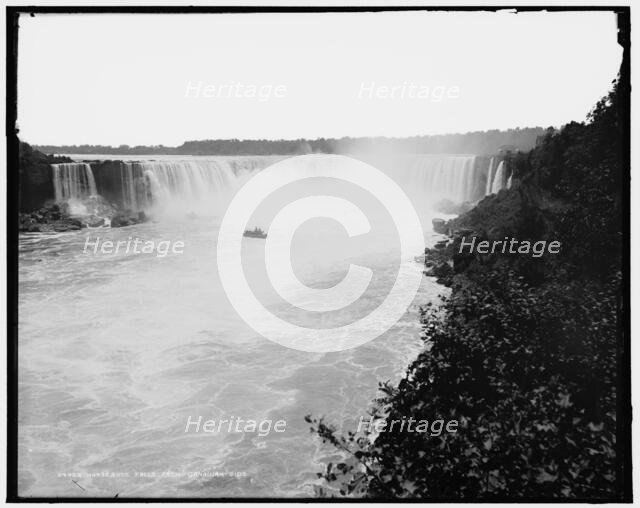 Horseshoe Falls from Canadian side, between 1880 and 1897. Creator: William H. Jackson.