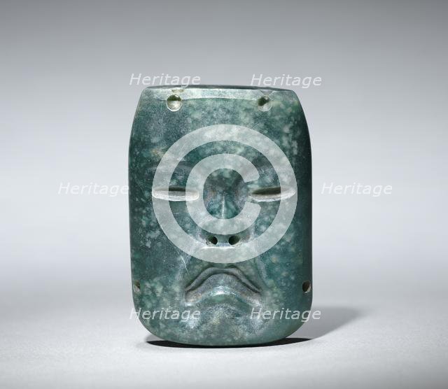 Small Mask Ornament, c. 900-300 BC. Creator: Unknown.