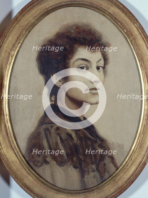 Portrait of Gabrielle Sand-Palazzi, c1886. Creator: Unknown.