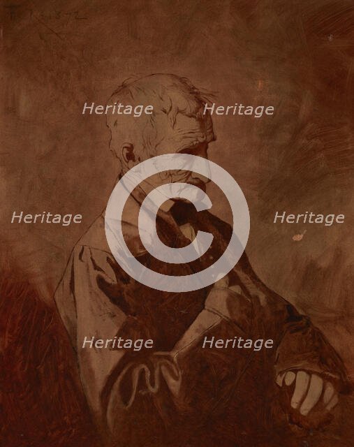 Portrait of Artist’s Father, 1872. Creator: Franciszek Tepa.