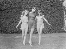 Elizabeth Duncan dancers and children, 1941 Creator: Arnold Genthe.