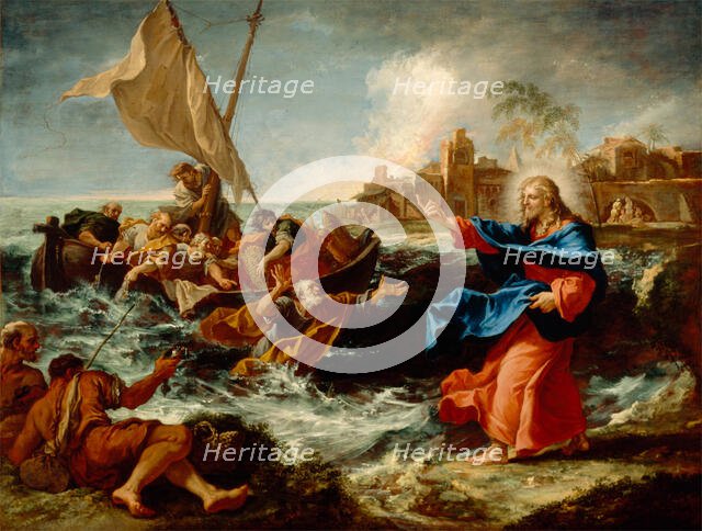 The Miraculous Draught of Fishes, c.between 1695 and 1697. Creator: Sebastiano Ricci.