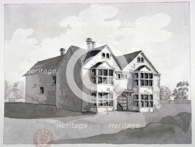 View of the Manor House at Little Ilford, Newham, London, c1786. Artist: Anon