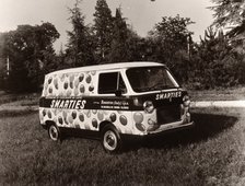 A van advertising Smarties, Italy, 1967. Artist: Unknown