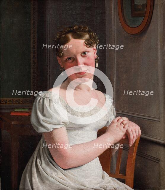 Julie Eckersberg, née Juel, the Artist's Second Wife, 1817. Creator: CW Eckersberg.