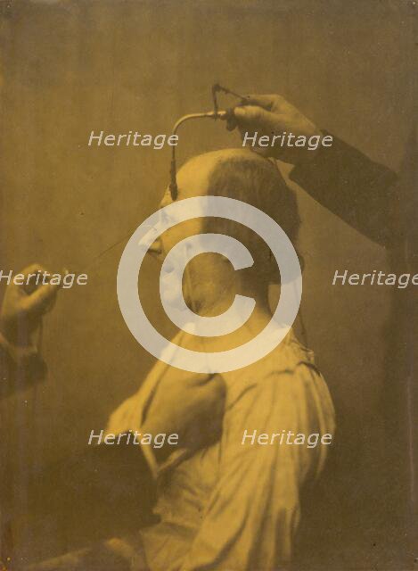 The attention attracted by an object that provokes lascivious ideas and desires, 1854-1856. Creator: Duchenne de Boulogne.