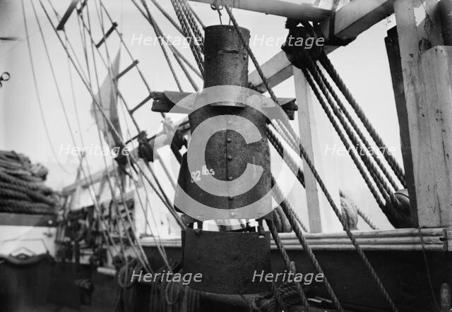 Iron Jacket on SUCCESS worn by Bush Ranger, between c1910 and c1915. Creator: Bain News Service.