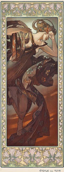 Étoile Du Soir (The Evening Star), 1902. Creator: Mucha, Alfons Marie (1860-1939).