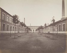 Cour des Ateliers, ca. 1880. Creator: Louis Lafon.