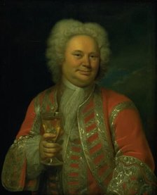 The Court Jester Otto Kyhl, 1727. Creator: Johann Salomon Wahl.