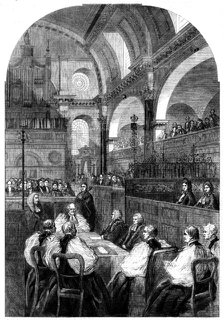 Confirmation of Dr. Longley's election to the Archbishopric of Canterbury..., 1862. Creator: J. M. Williams.