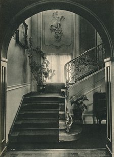 'Haus H., Dresden: The Staircase. Designed by Professor E Haiger; executed by the Vereinigte Werksta Artist: Unknown.