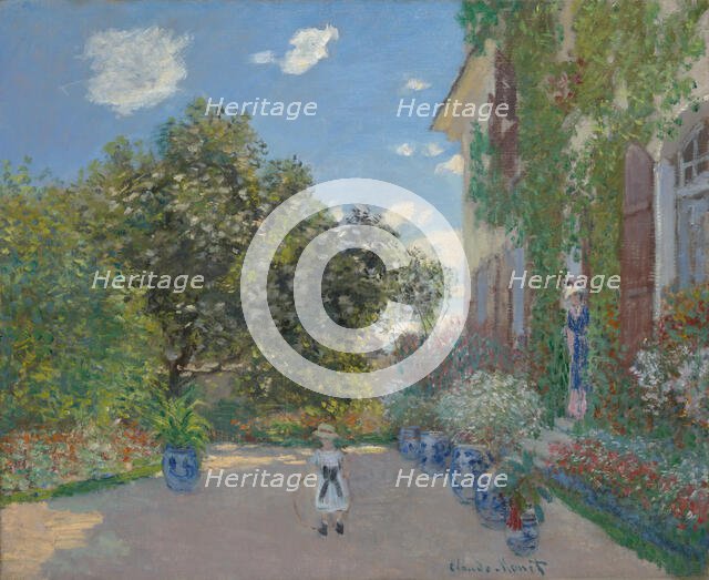 The Artist's House at Argenteuil, 1873. Creator: Claude Monet.