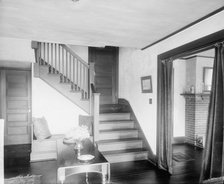 Paul Reynolds residence, stairway, Scarsdale, N.Y., between 1900 and 1915. Creator: William H. Jackson.