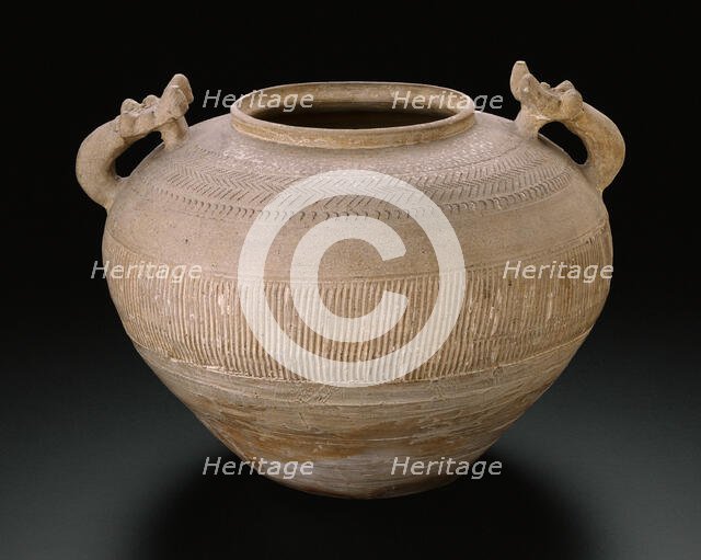 Jar in the Form of an Ancient Bronze Container (lei), Warring States Period (475-221 B.C.). Creator: Unknown.