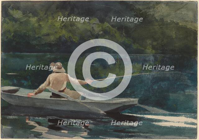 Casting, Number Two, 1894. Creator: Winslow Homer.