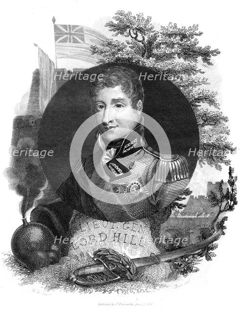 Lieutenant General Lord Hill, 1816.Artist: I Brown