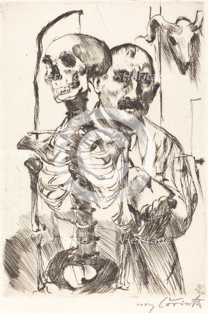 Der Künstler und der Tod II (The Artist and Death II), 1916. Creator: Lovis Corinth.