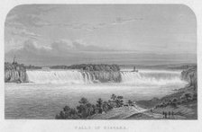 'Falls of Niagara', mid 19th century. Creator: Henry Adlard.