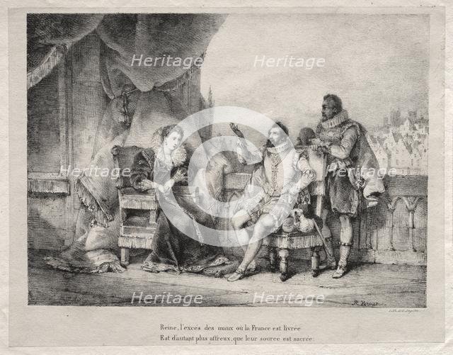 Marie de Medici and Henry IV of France. Creator: Horace Vernet (French, 1789-1863).