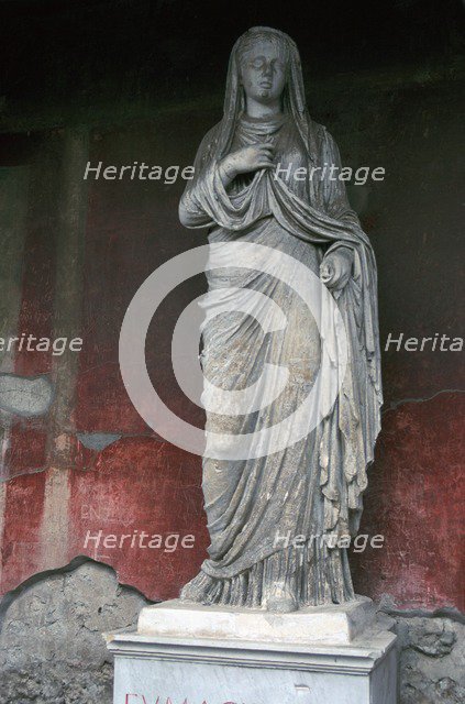 Statue of Eumachia, 1st century. Creator: Unknown.