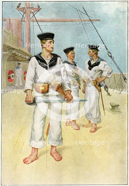 A boarding party, c1890-c1893. Artist: Unknown