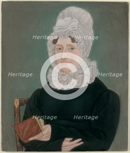 Portrait of a Woman with a Lace Cap, c. 1823. Creator: Micah Williams.