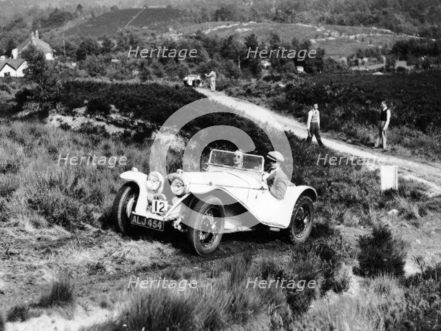 1935 Riley Imp 9hp competing in the Lawrence Cup Trial. Artist: Unknown