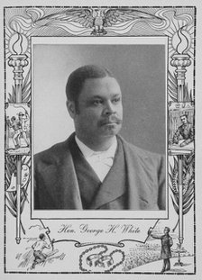 Hon. George H. White [recto], 1902. Creator: Unknown.
